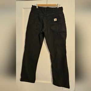 TWO Pairs Carhartt Relaxed Fit Black Jeans